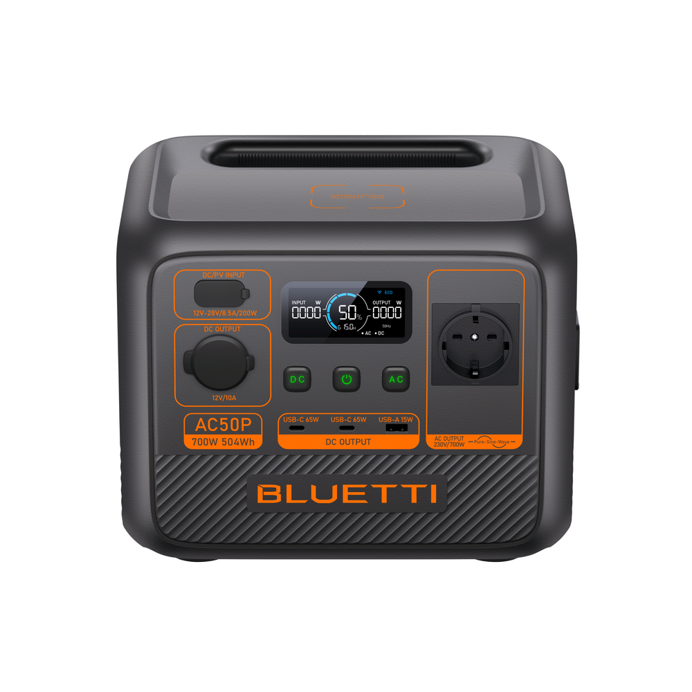 BLUETTI AC50P Estación de energía portátil | 700 W 504 Wh