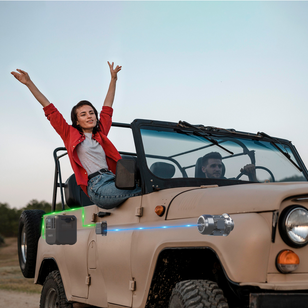 BLUETTI Charger 1: Recarga la estación de energía portátil mientras conduces