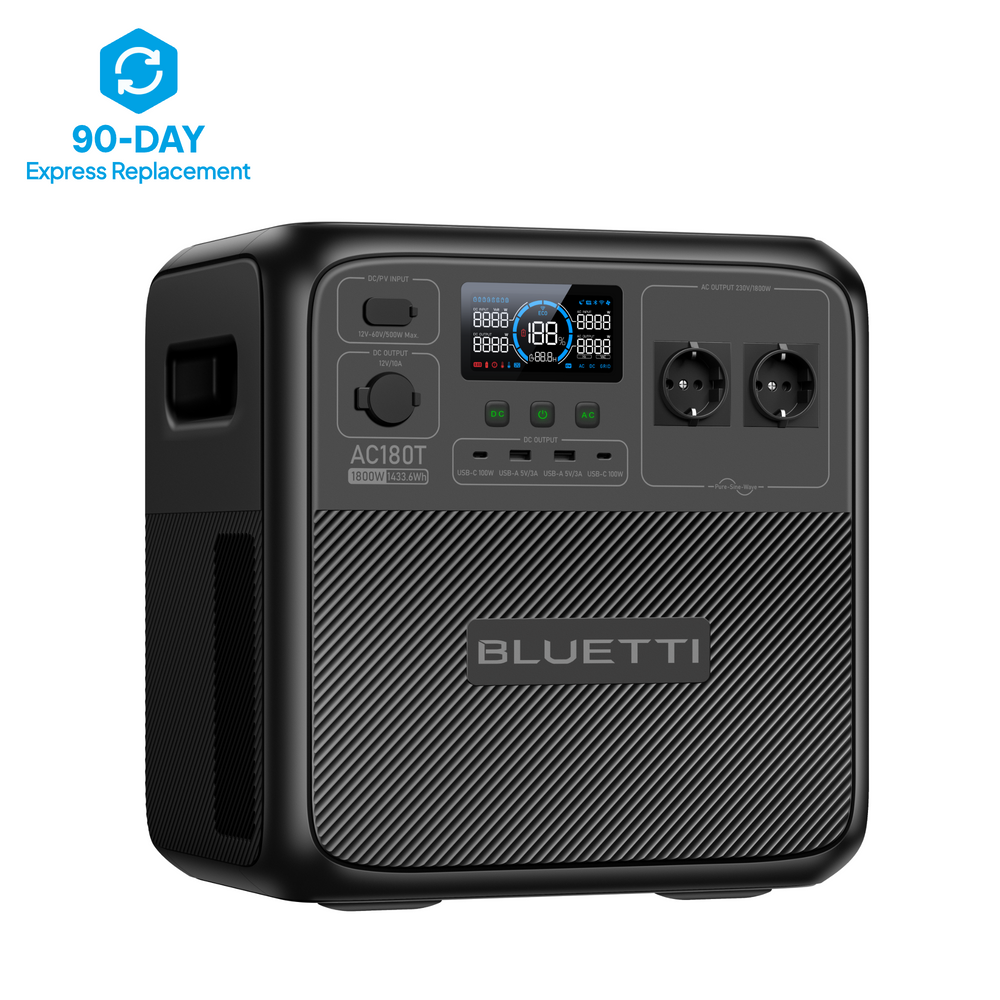 Centrală electrică portabilă BLUETTI AC180 | 1.800W 1.152Wh