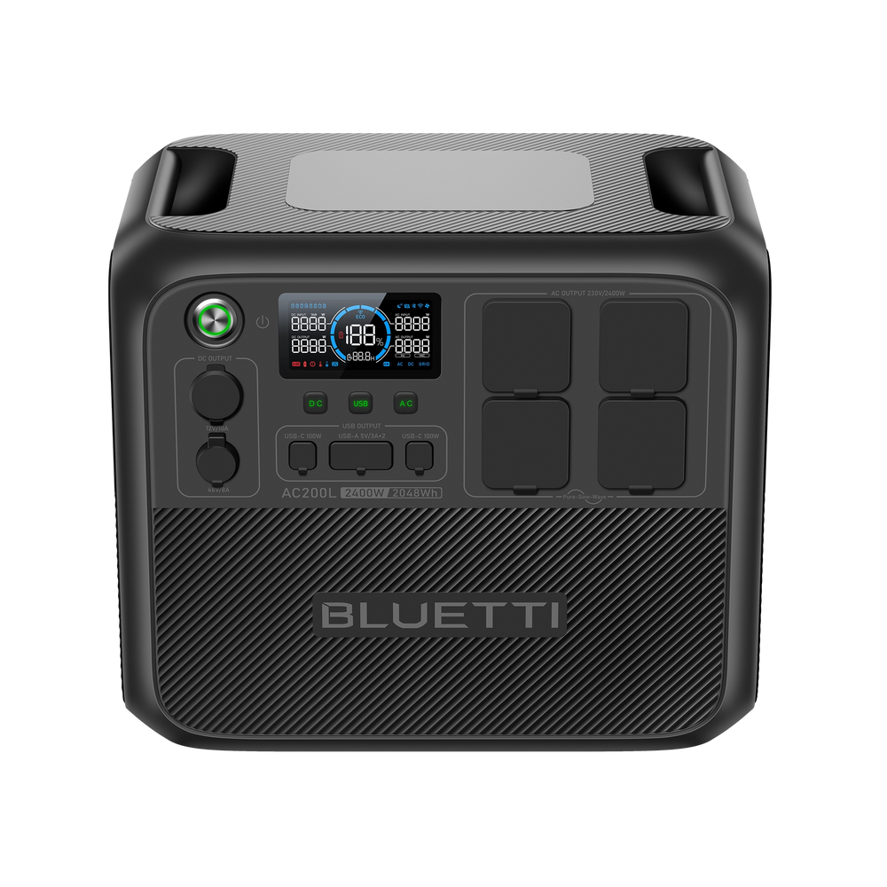 BLUETTI AC200L+B300K+350 W Solar | 2.400 W 4.812,8 Wh | 350 W Kit Solar