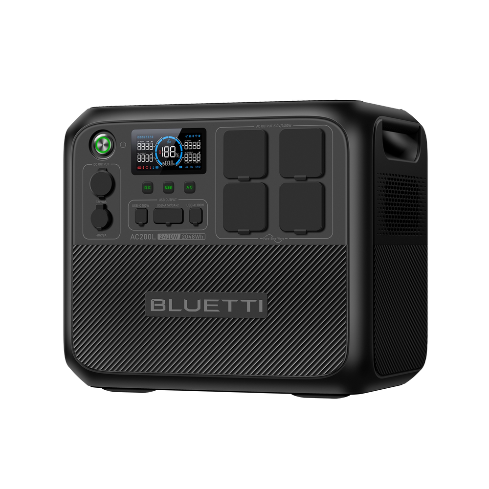 BLUETTI AC200L+B300K+350 W Solar | 2.400 W 4.812,8 Wh | 350 W Kit Solar