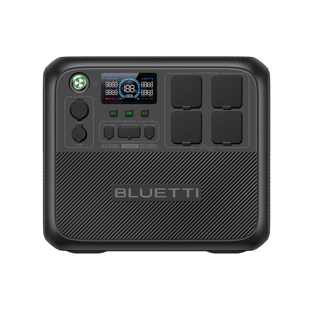 BLUETTI AC200L+B300K+350 W Solar | 2.400 W 4.812,8 Wh | 350 W Kit Solar