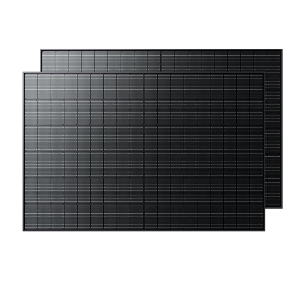 BLUETTI Paneles solares de vidrio| 2*410 W