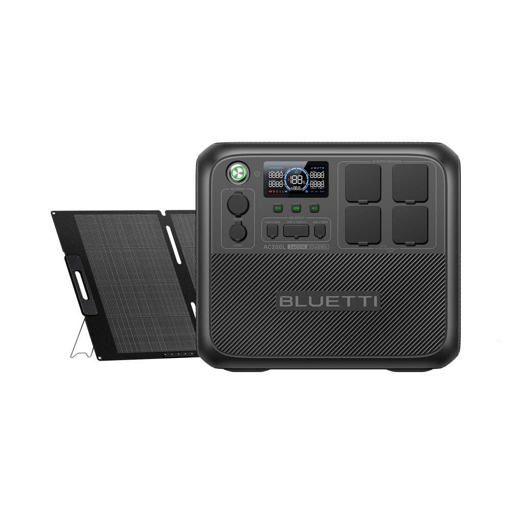 BLUETTI AC200L+B300K+350 W Solar | 2.400 W 4.812,8 Wh | 350 W Kit Solar
