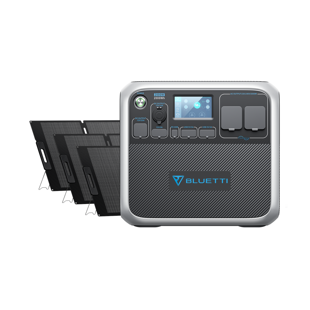 BLUETTI AC200P Estación de energía solar | 2.000 W 2.000 Wh