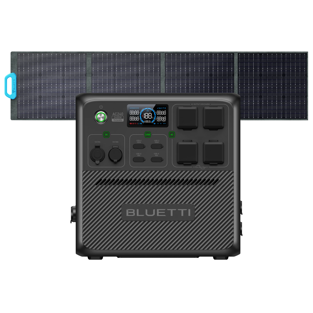 BLUETTI AC240 Estación de energía portátil | 2.400 W 1.536 Wh