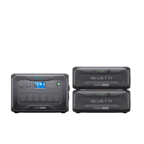 BLUETTI AC300+B300K+200 W Solar | 3.000 W 2.764,8 Wh | 200 W Energía solar