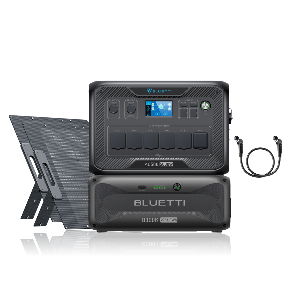 BLUETTI AC500 + B300S Hushållsbatteri | 5 000 W 3 072 Wh