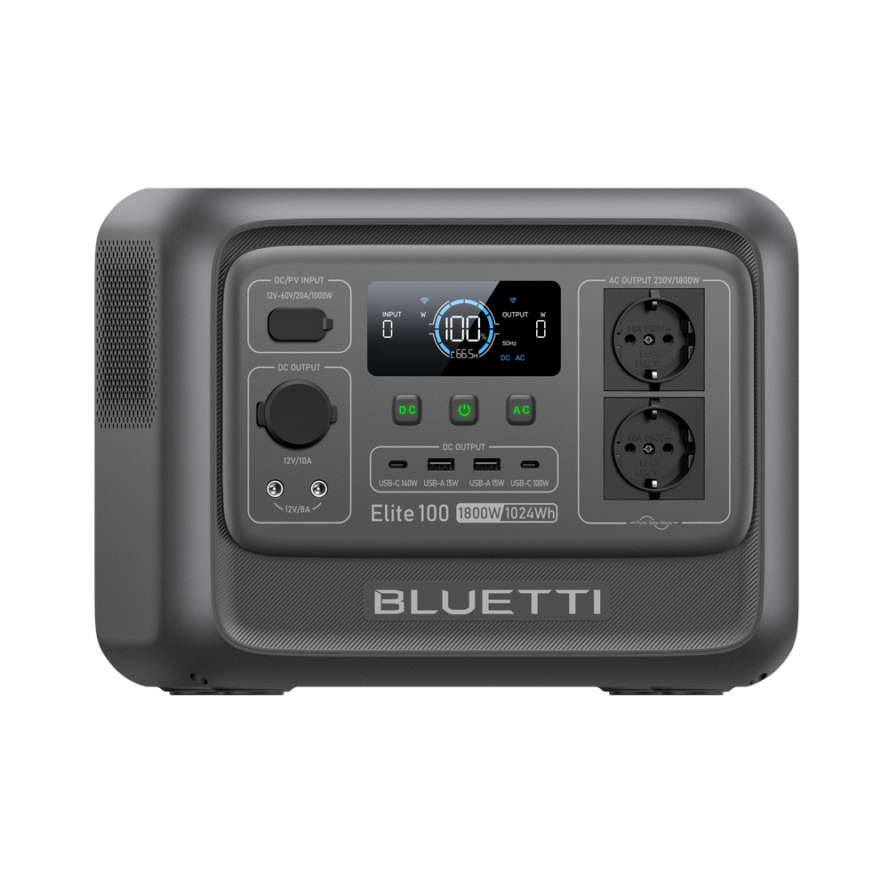 BLUETTI Elite 100 V2 Estación de energía portátil| 1.800W 1.024Wh