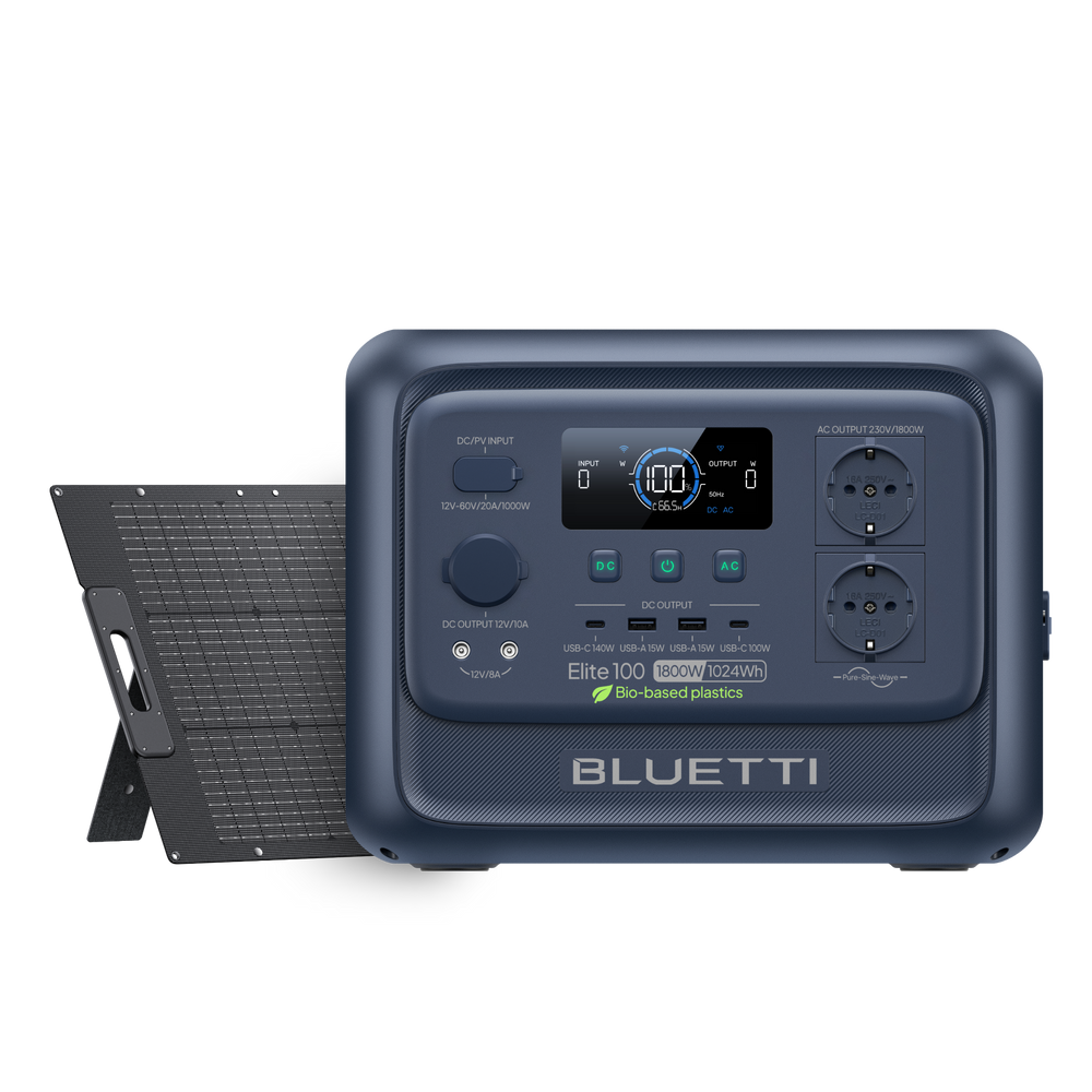 BLUETTI Elite 100 V2 Estación de energía portátil| 1.800W 1.024Wh