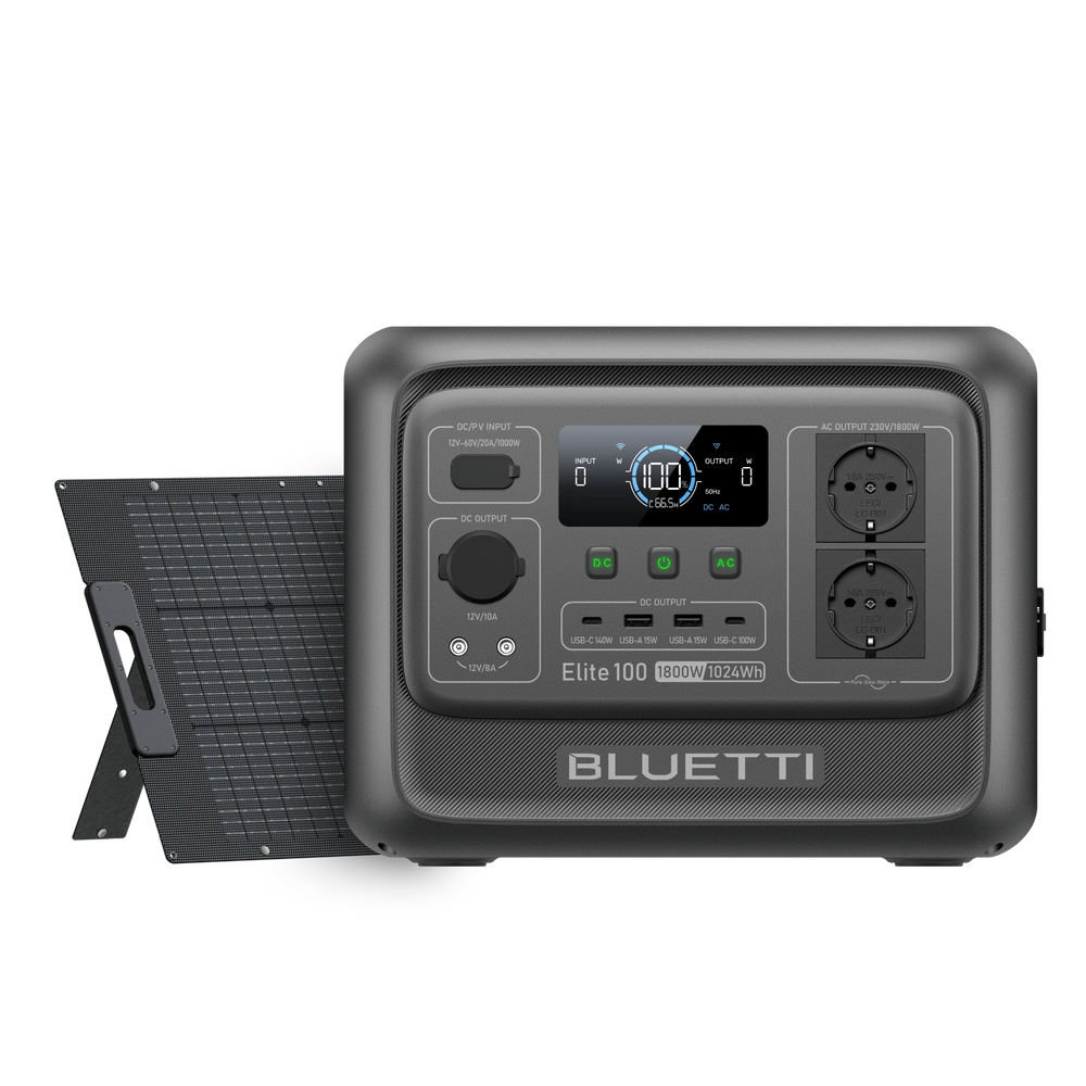 BLUETTI Elite 100 V2 Estación de energía portátil| 1.800W 1.024Wh
