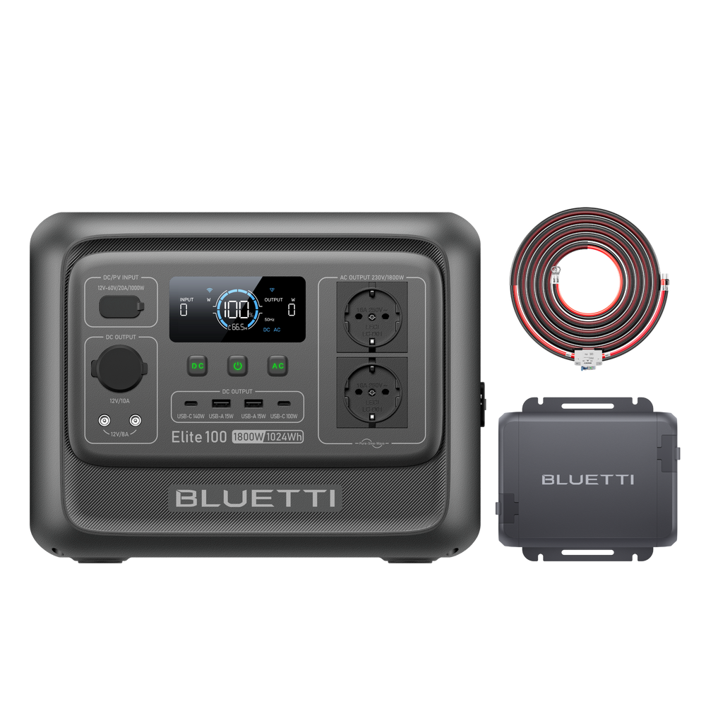 BLUETTI Elite 100 V2 Estación de energía portátil| 1.800W 1.024Wh