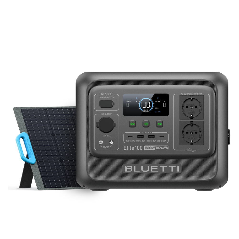 BLUETTI Elite 100 V2 Estación de energía portátil| 1.800W 1.024Wh