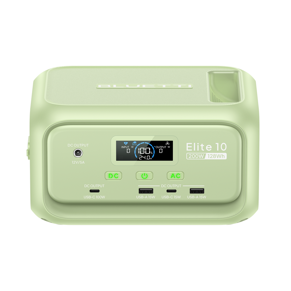 BLUETTI Elite 10 Mini Estación de energía portátil | 200 W 128 Wh
