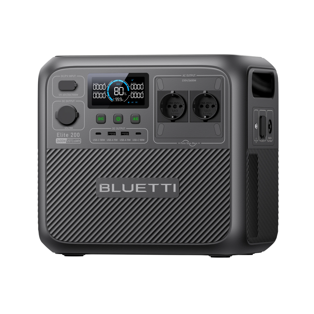 BLUETTI Elite 200 V2 Estación de energía portátil |2.600 W 2.073,6 Wh