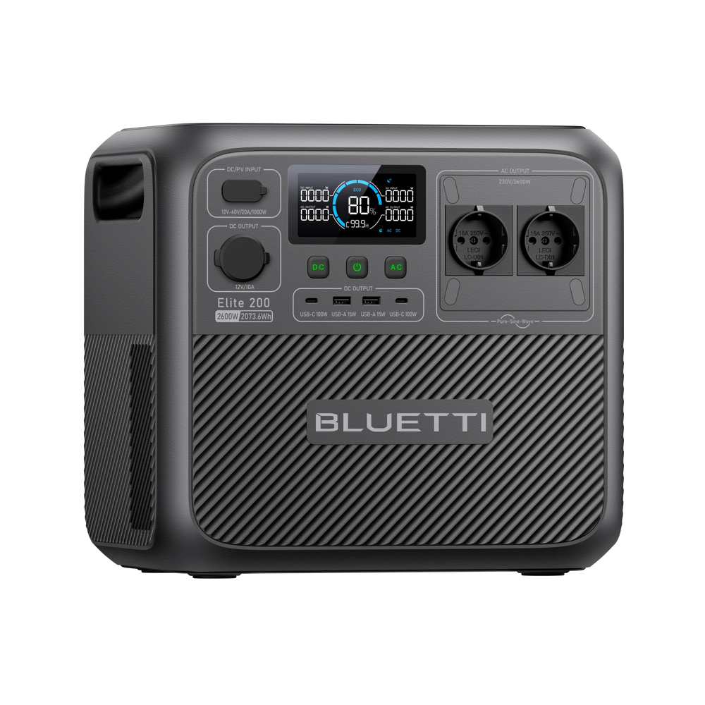 BLUETTI Elite 200 V2 Estación de energía portátil |2.600 W 2.073,6 Wh