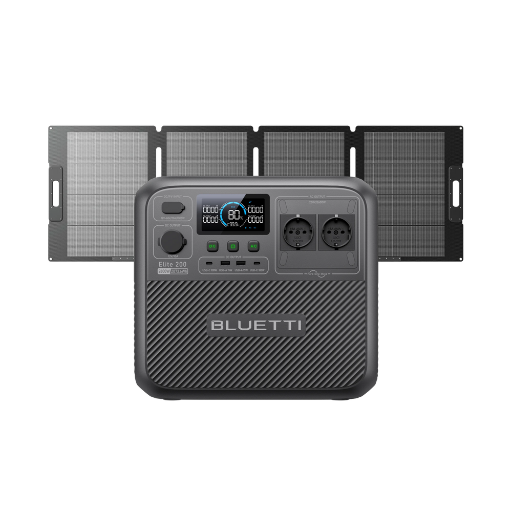 BLUETTI Elite 200 V2 Estación de energía portátil |2.600 W 2.073,6 Wh