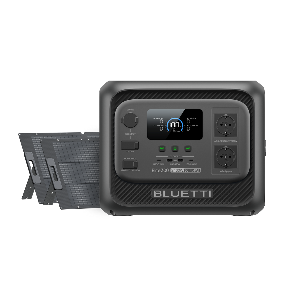 BLUETTI Elite 300 Estación de Energía Portátil | 2.400 W, 3.014,4 Wh