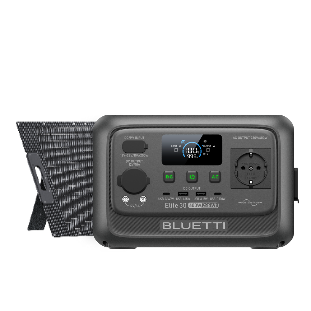 BLUETTI Elite 30 V2 Estación de energía portátil | 600 W 288 Wh