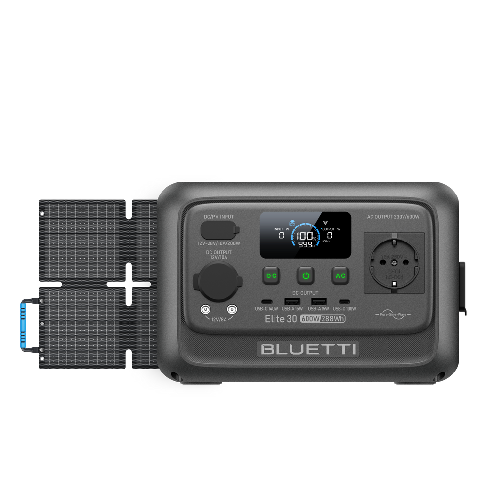 BLUETTI Elite 30 V2 Estación de energía portátil | 600 W 288 Wh