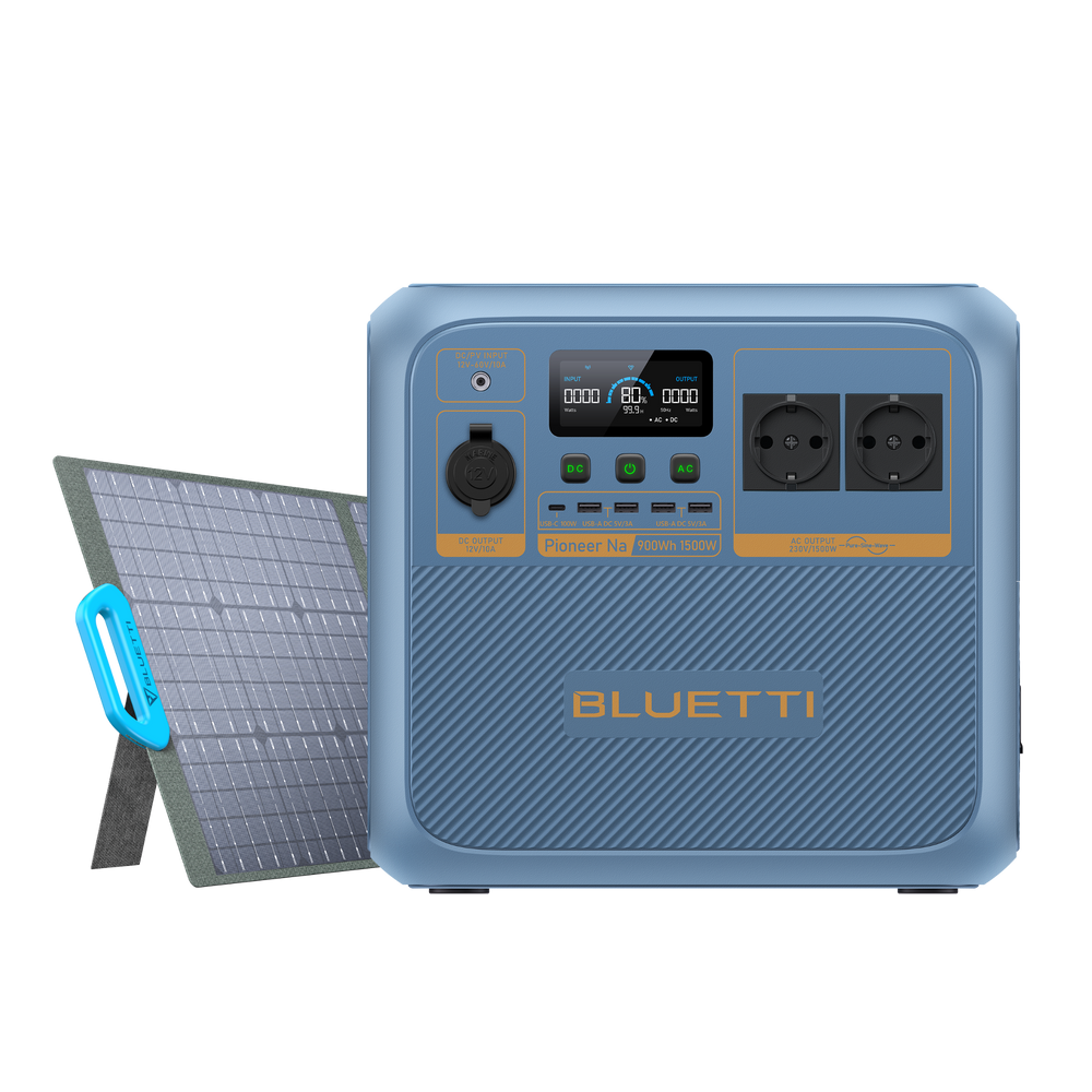 BLUETTI Pionner Na (Sodium-ion) Estación de Energía Portátil | 1.500 W 900 Wh