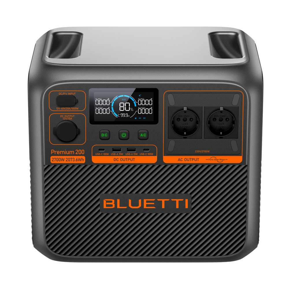 BLUETTI Premium 200 V2 Estación de energía portátil | 2.700 W 2.073 Wh