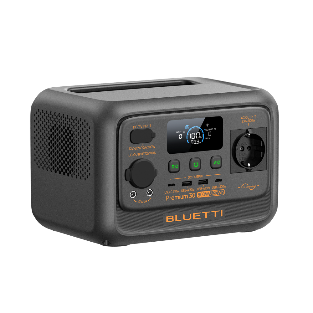 BLUETTI Premium 30 V2 Estación de energía portátil | 600 W 320 Wh