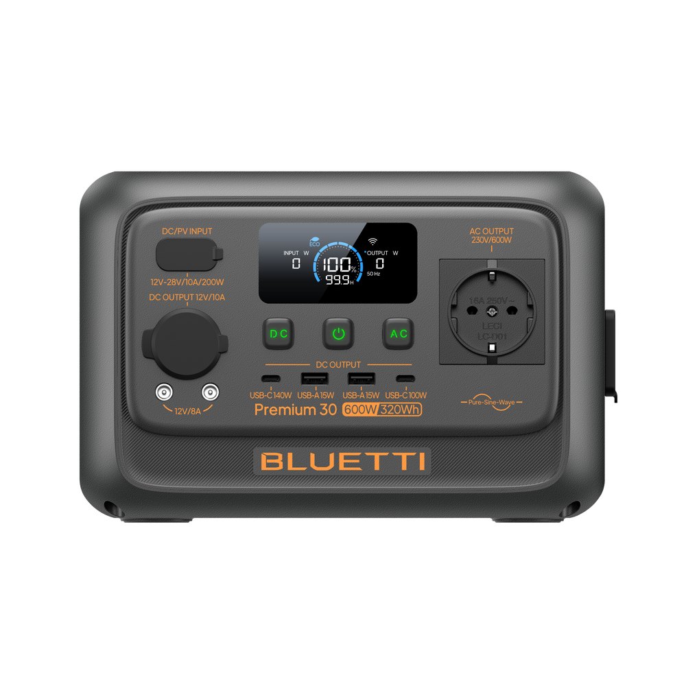BLUETTI Premium 30 V2 Estación de energía portátil | 600 W 320 Wh
