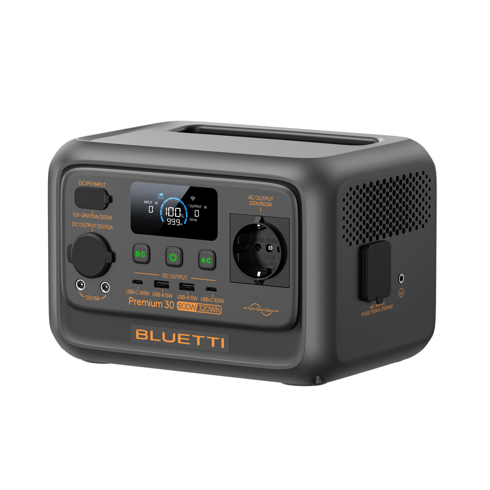 BLUETTI Premium 30 V2 Estación de energía portátil | 600 W 320 Wh