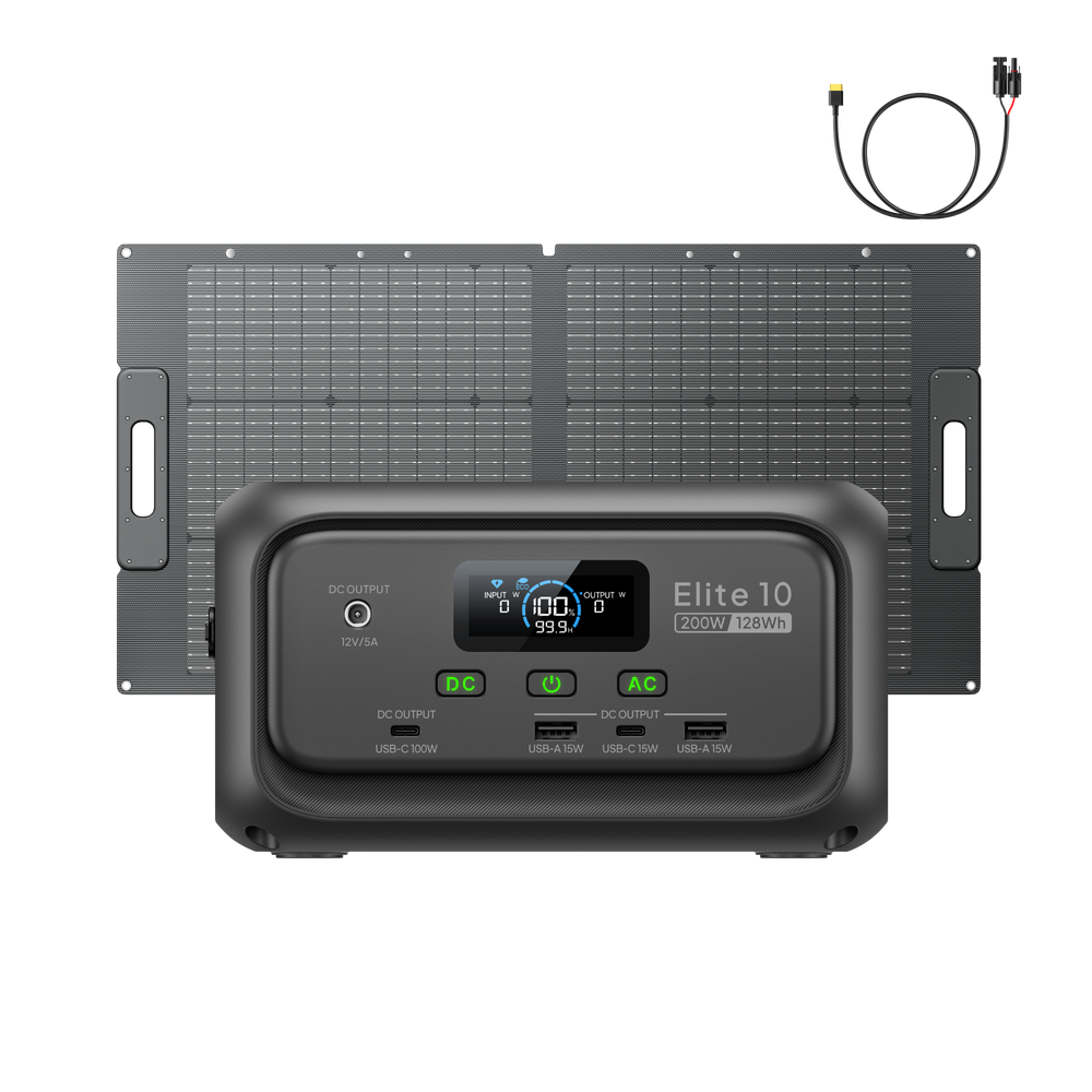 BLUETTI Elite 10 Mini Estación de energía portátil | 200 W 128 Wh