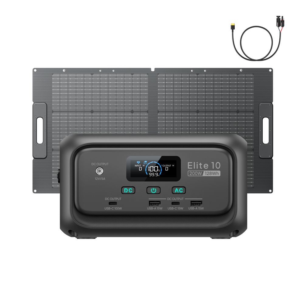 BLUETTI Elite 10 Mini Estación de energía portátil | 200 W · 128 Wh (Amazon)