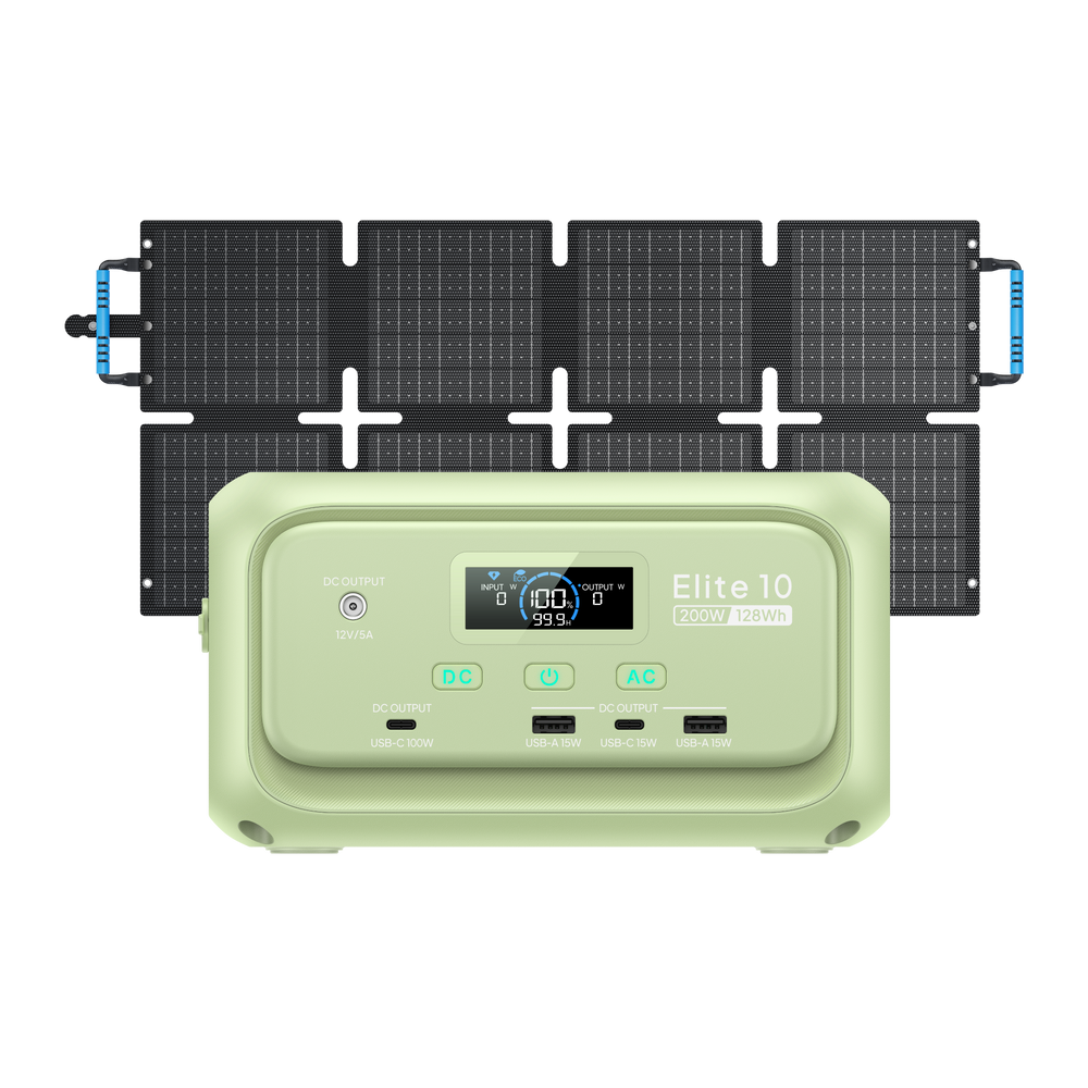 BLUETTI Elite 10 Mini Estación de energía portátil | 200 W 128 Wh
