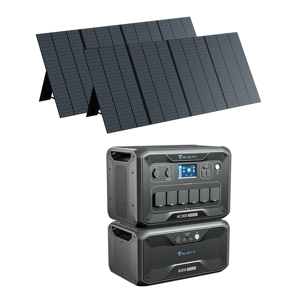BLUETTI AC300 + B300 + PV350 Generador solar kit