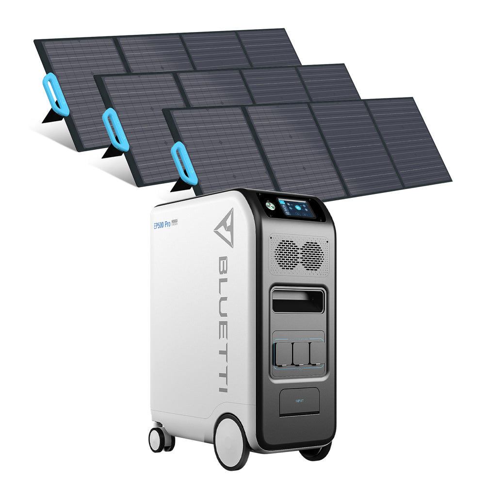 BLUETTI EP500Pro Solar Power Station | 3,000W 5,100Wh