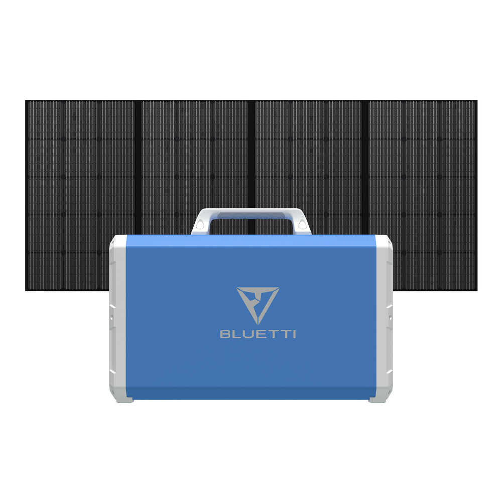 BLUETTI EB240 Estación de energía solar - 1.000 W | 2.400 Wh