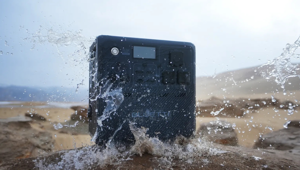 BLUETTI resistente al agua gracias a la protección IP65