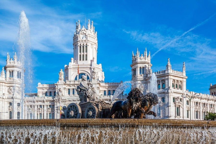 Cibeles a altas temperaturas en Madrid por la ola de calor