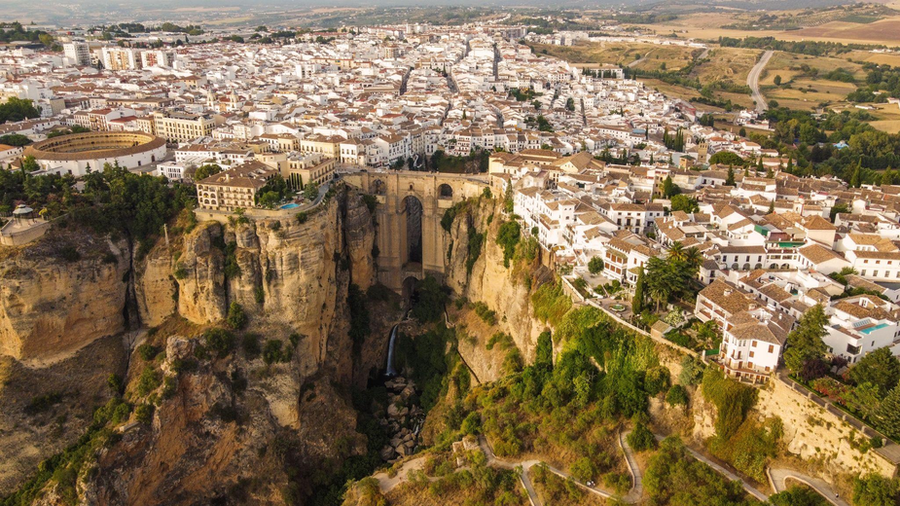 Ciudad de Ronda en Andalucía