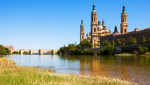 Fotografía de un puente de Zaragoza