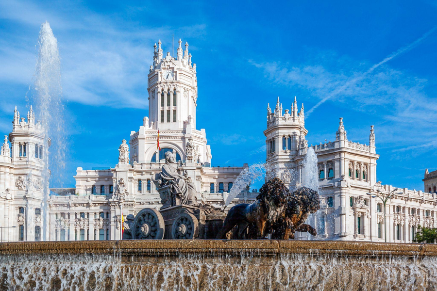 Fuente de Cibeles en Madrid