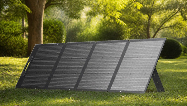 BLUETTI MP200 panel solar en entorno exterior