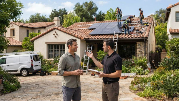 Instalación de placas solares y precio en una vivienda