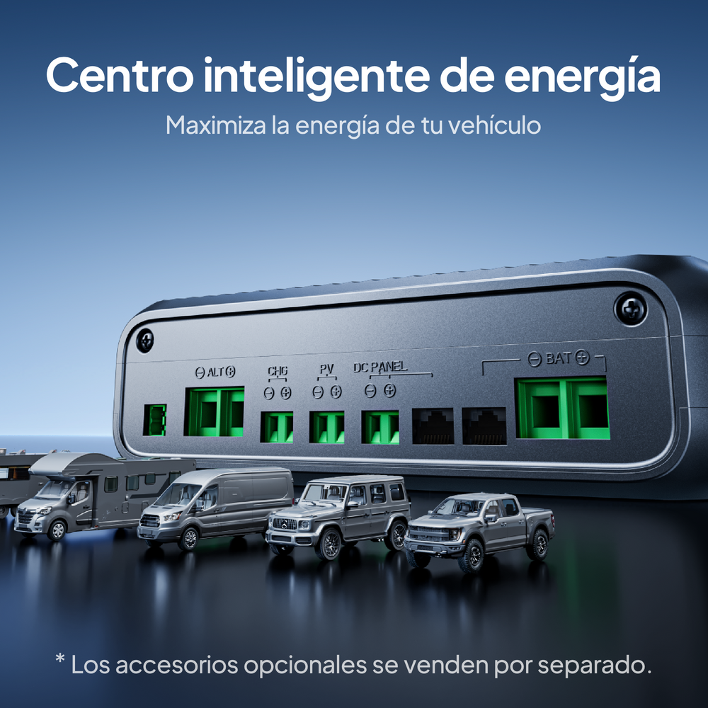 BLUETTI Charger 2 | Cargador DC dual de 1200 W con alternador y energía solar