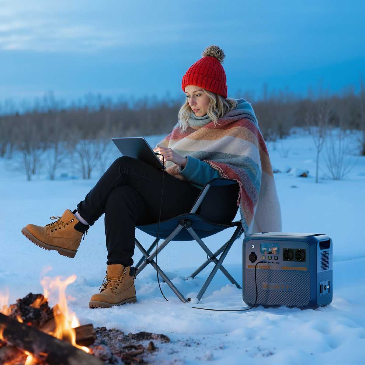 BLUETTI Pionner Na (Sodium-ion)  Estación de Energía Portátil | 1.500 W 900 Wh