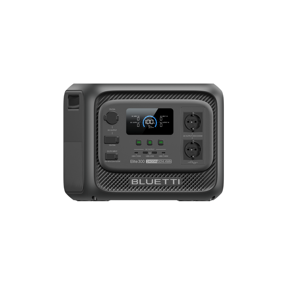 BLUETTI Elite 300 Estación de Energía Portátil | 2.400 W, 3.014,4 Wh