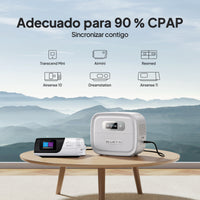 BLUETTI X60 CPAP Banco de energía de 614 Wh para camping/viajes/emergencia