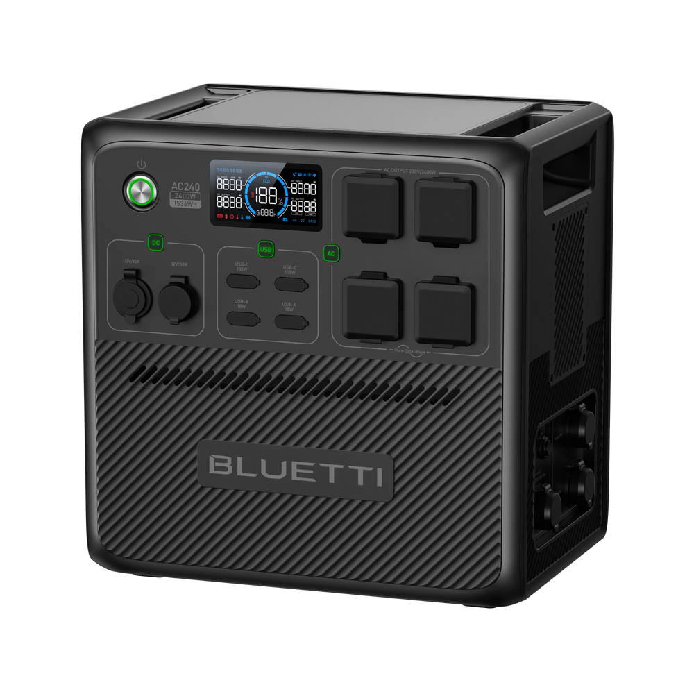 BLUETTI AC240 Estación de energía portátil | 2.400 W 1.536 Wh