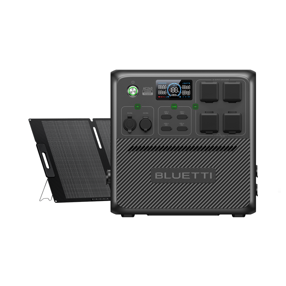 BLUETTI AC240 Estación de energía portátil | 2.400 W 1.536 Wh