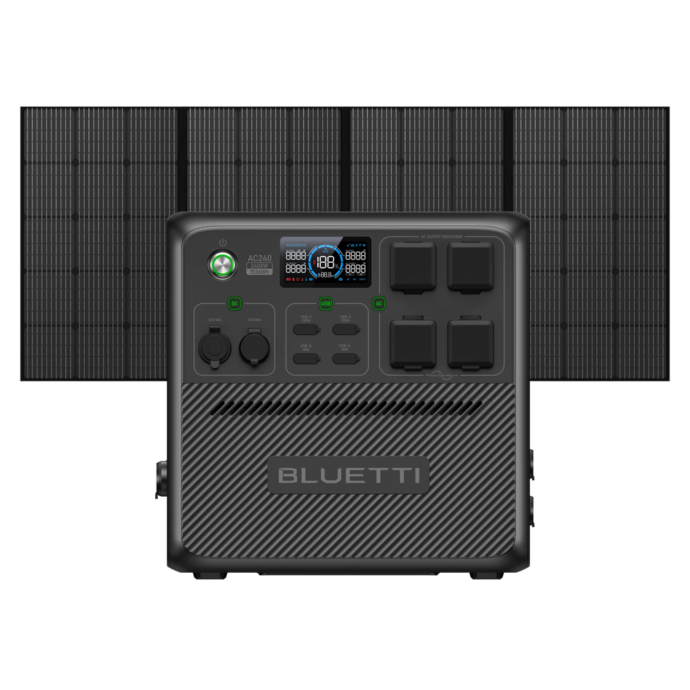 BLUETTI AC240 Estación de energía portátil | 2.400 W 1.536 Wh