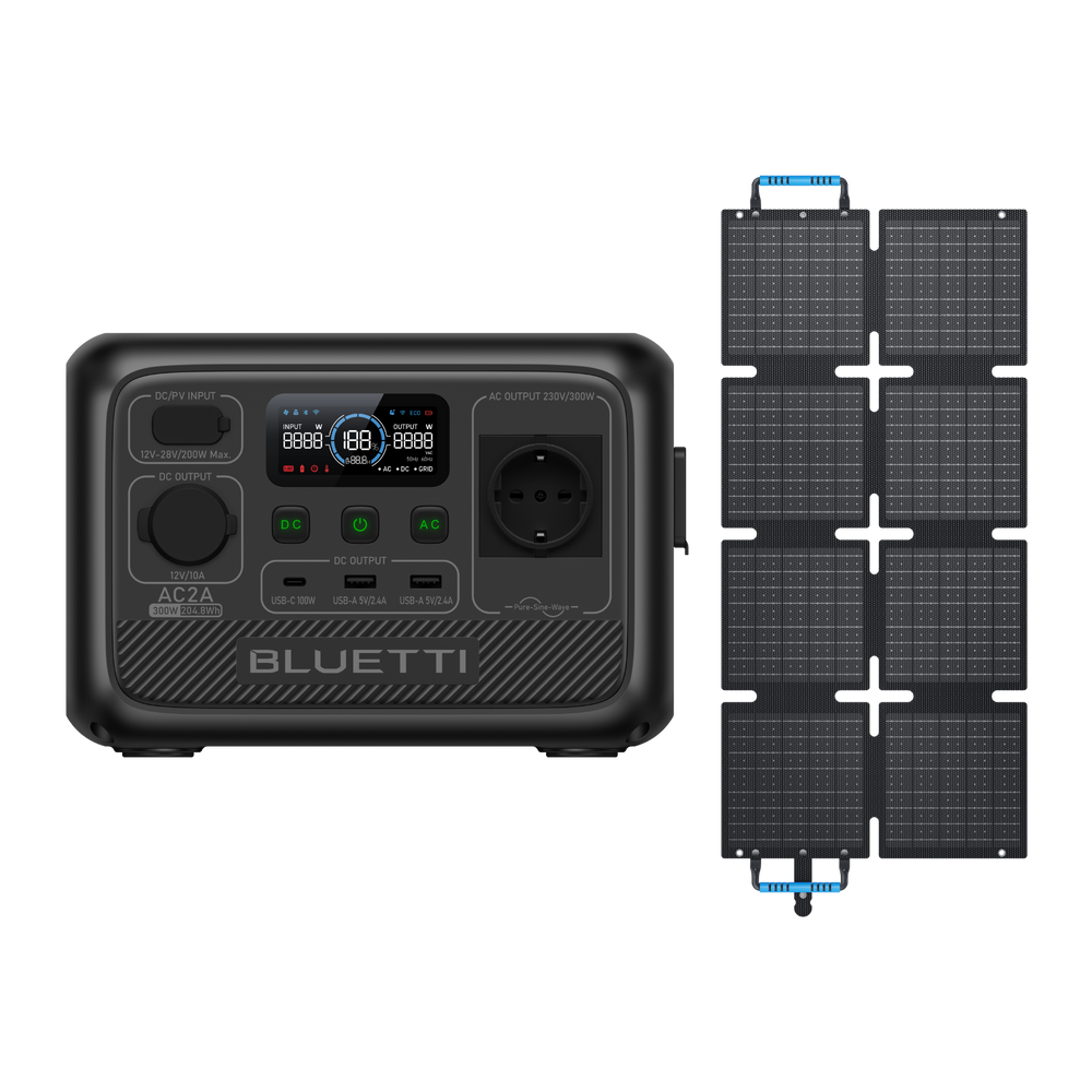 BLUETTI AC2A Estación de energía portátil | 300 W 204 Wh (Amazon)